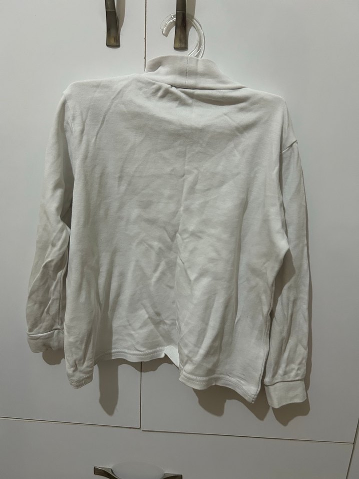 Beyaz Uzun Kollu Body - Görsel 2