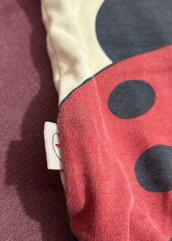 Kırmızı Baskılı Kolsuz Bebek Body - Görsel 3