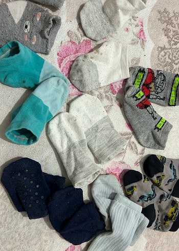 8 çift çocuk çorap seti - Görsel 2