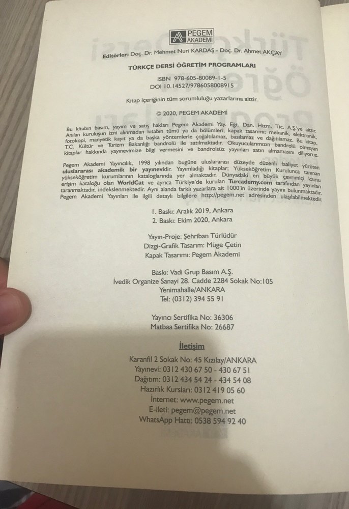 Türkçe Dersi Öğretim Programları Kitabı - Görsel 3