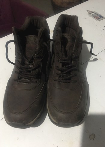 KİNETİX 42, numara Kahverengi Deri Erkek Biker Bot - Görsel 5