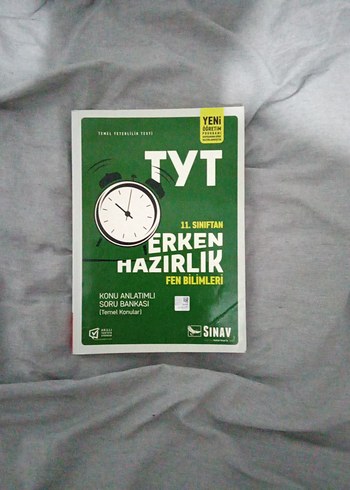 TYT 11. Sınıf Erken Hazırlık Fen Bilimleri Kitabı - Görsel 3
