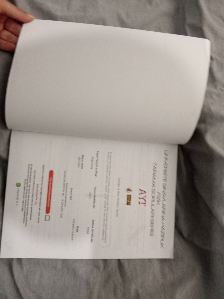 Özcan Aykın ayt fizik tarama soruları - Görsel 2