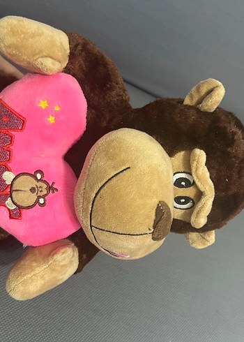 Renkli kahverengi peluş oyuncak - Görsel 2
