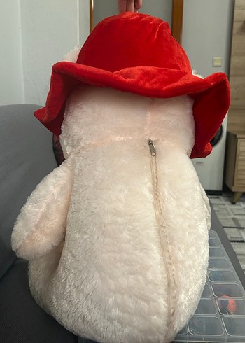 Kırmızı Şapkalı Renkli Peluş Ayı - Görsel 2