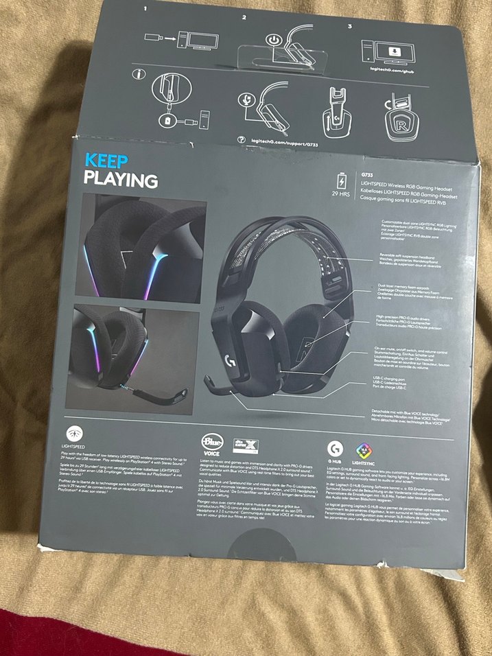 Siyah Gri Gaming Kulaklık - Görsel 3