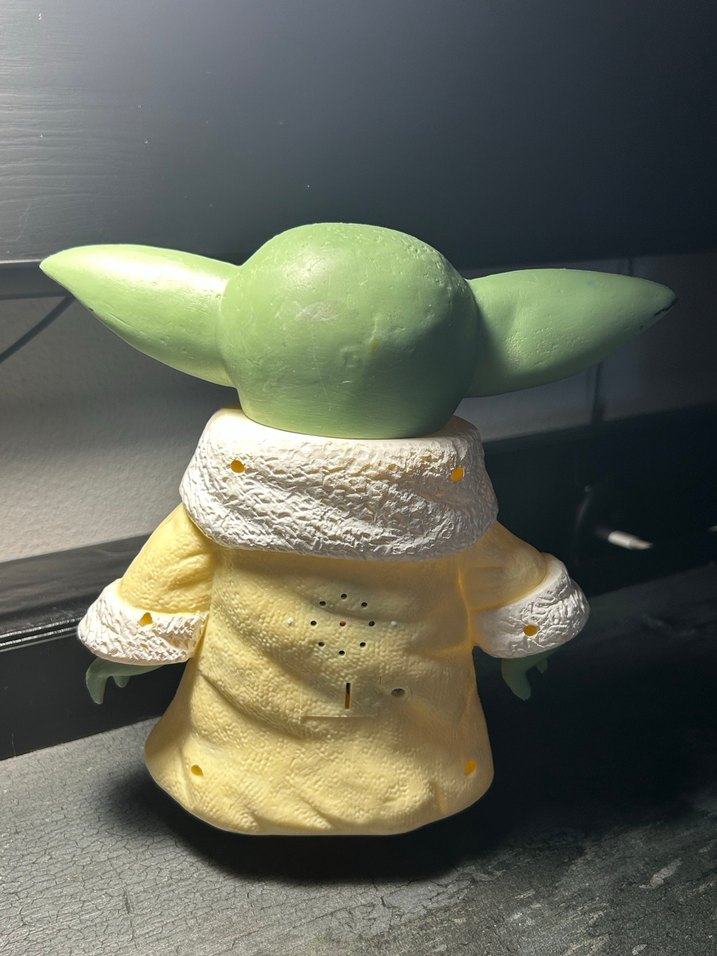Pastel Sarı Baby Yoda Aksiyon Figürü - Görsel 2