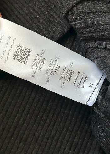 Gri Kadın Triko Uzun Kollu Bluz - Görsel 5