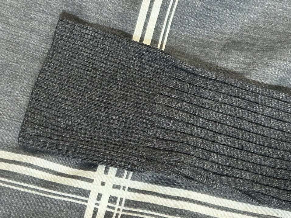 Gri Kadın Triko Uzun Kollu Bluz - Görsel 3