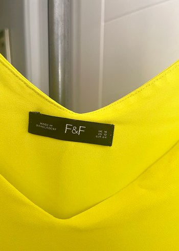 Sarı Askılı Mini Tunik - Görsel 2