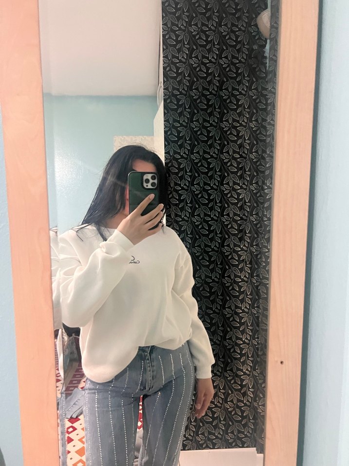 Mavi taşlı jean - Görsel 2