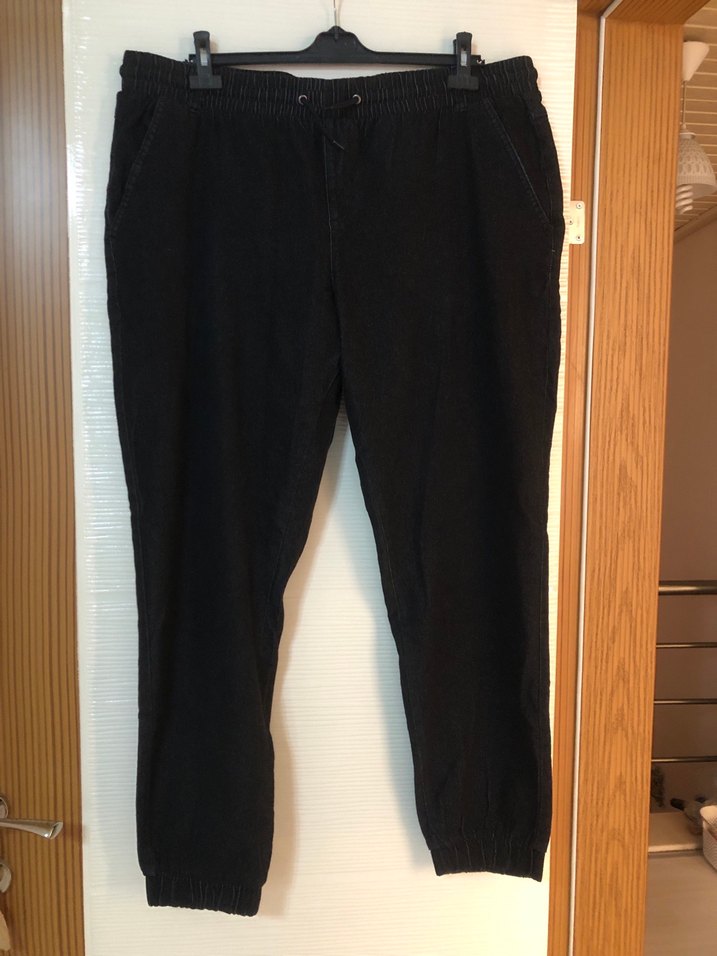 Erkek siyah likralı pantolon - Görsel 3