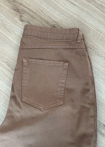 Bej Kadın Bol Kesim Boyfriend Pantolon - Görsel 3