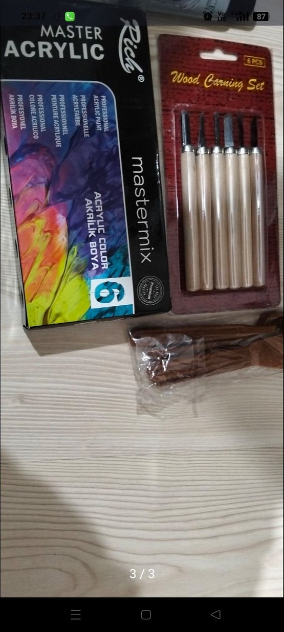 3d model maket boyama seti - Görsel 3