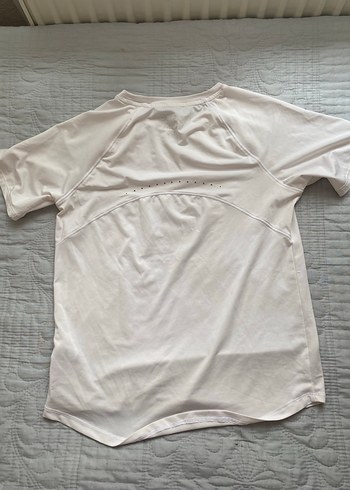 Beyaz Kısa Kollu Spor Tişörtü - Görsel 2