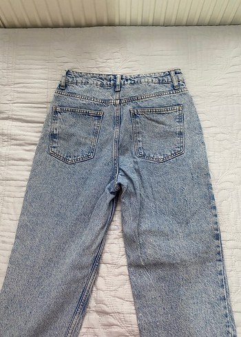 Gri Mavi Kadın Denim Pantolon - Görsel 3