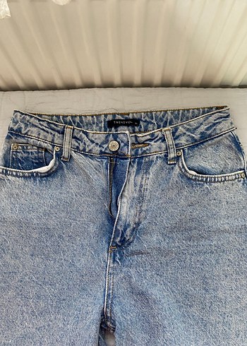 Gri Mavi Kadın Denim Pantolon - Görsel 2