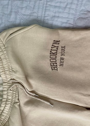 Bej Baskılı Kadın Eşofman Altı - Görsel 4