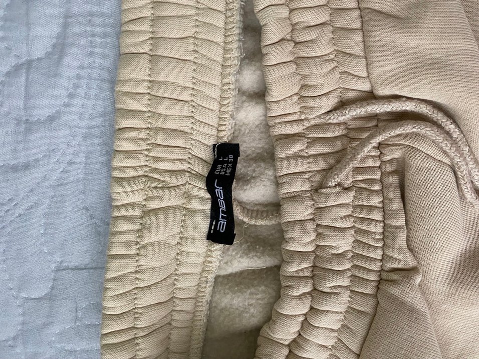 Bej Baskılı Kadın Eşofman Altı - Görsel 3