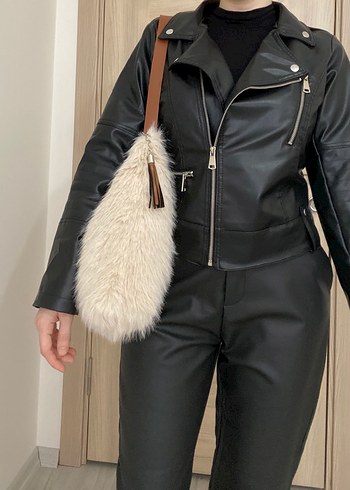 Kürk salaş çanta - Görsel 2