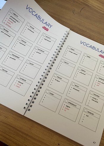 Vocabulary HunterYDS-YDT-YÖKDİL Kelime Kitabı, Planlama Defteri - Görsel 12