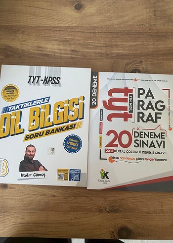 TYT-KPSS Dil Bilgisi ve Paragraf Deneme Kitapları - Görsel 2