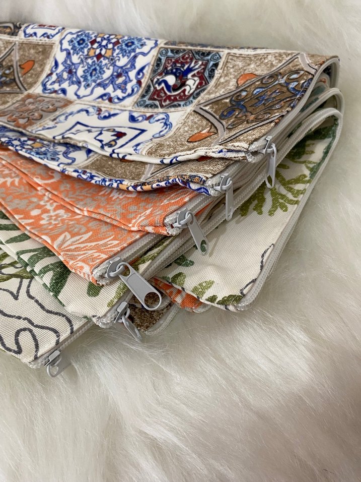 Çiçek Desenli Bohem Yastık Kılıfı - Görsel 3