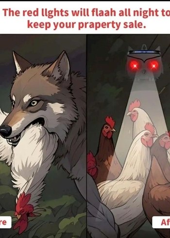 GÜNEŞ ENERJİLİ LED Siyah Baykuş Şekilli LED Işık - Görsel 7