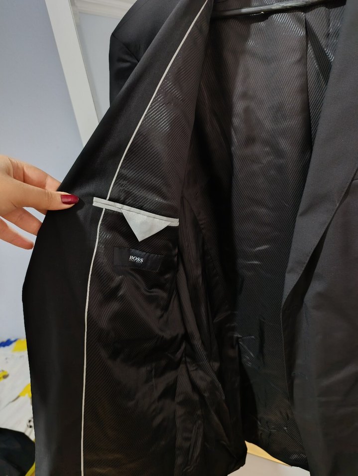 Erkek Orijinal Hugo Boss takım Elbise ceketi - Görsel 4