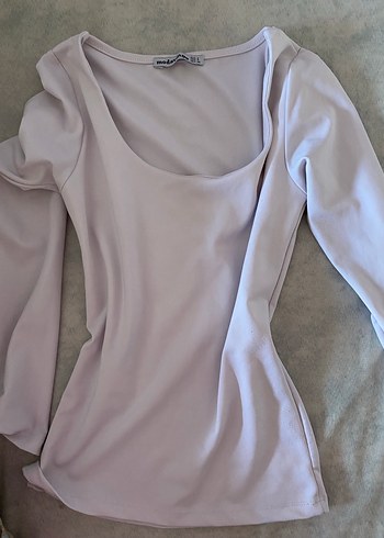 Uzun Kollu Gösterişli Bluz - Görsel 3