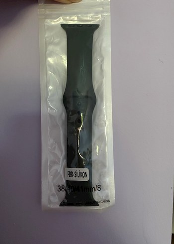 38-41mm Siyah Silikon Akıllı Saat Kayışı - Görsel 2