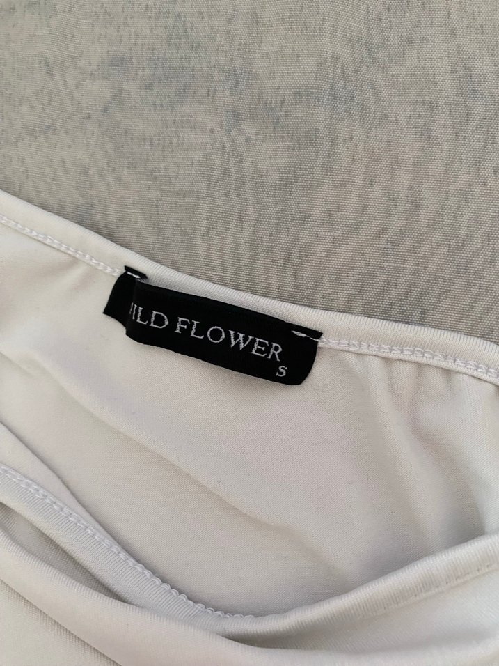 Beyaz  Drapeli Kadın Bluz - Görsel 4