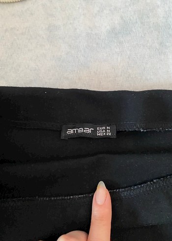 Siyah Mini Dar Kesim Etek - Görsel 2