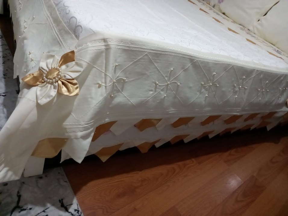 gölge işli çift kişilik pike takımı - Görsel 5