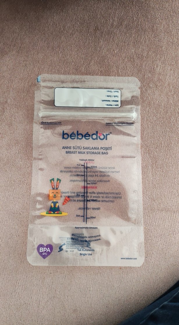 Bebédor Anne Sütü Saklama Poşeti - Görsel 2