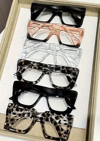 Kadın Geniş Kare Kedi Gözü Gözlük - Görsel 2