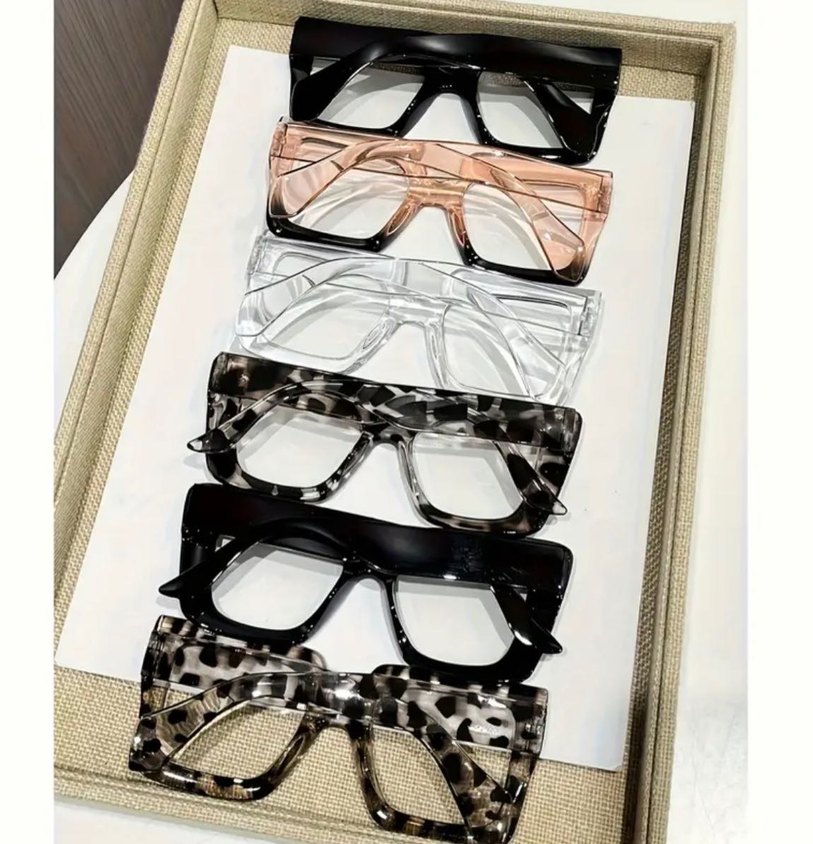 Kadın Geniş Kare Kedi Gözü Gözlük - Görsel 2