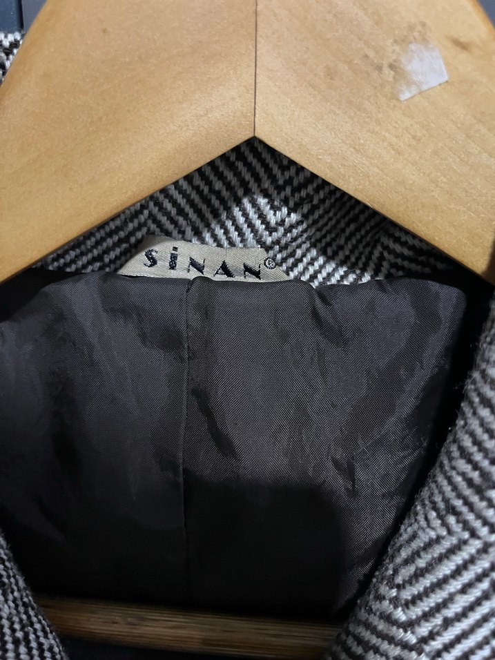 Kadın Kemerli Yün Kaban - Görsel 5