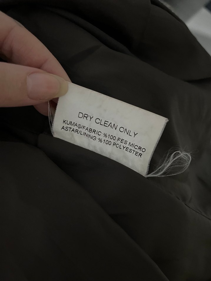 Kadın Kemerli Yün Kaban - Görsel 4