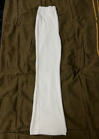 Beyaz Kumaş Pantolon - Görsel 2