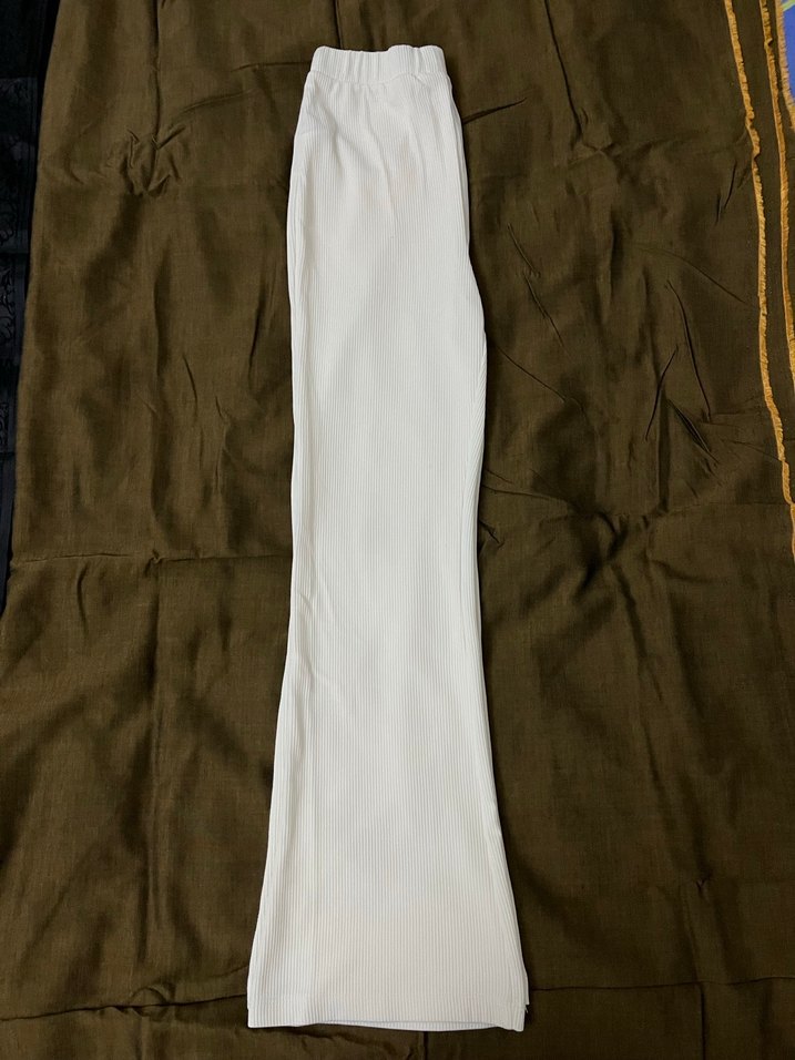 Beyaz Kumaş Pantolon - Görsel 2