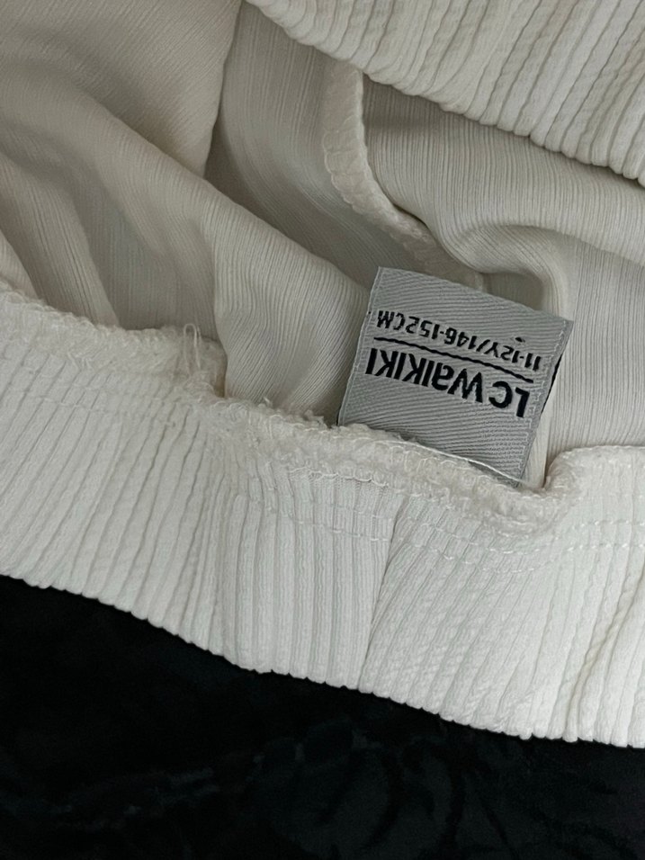 Beyaz Kumaş Pantolon - Görsel 4