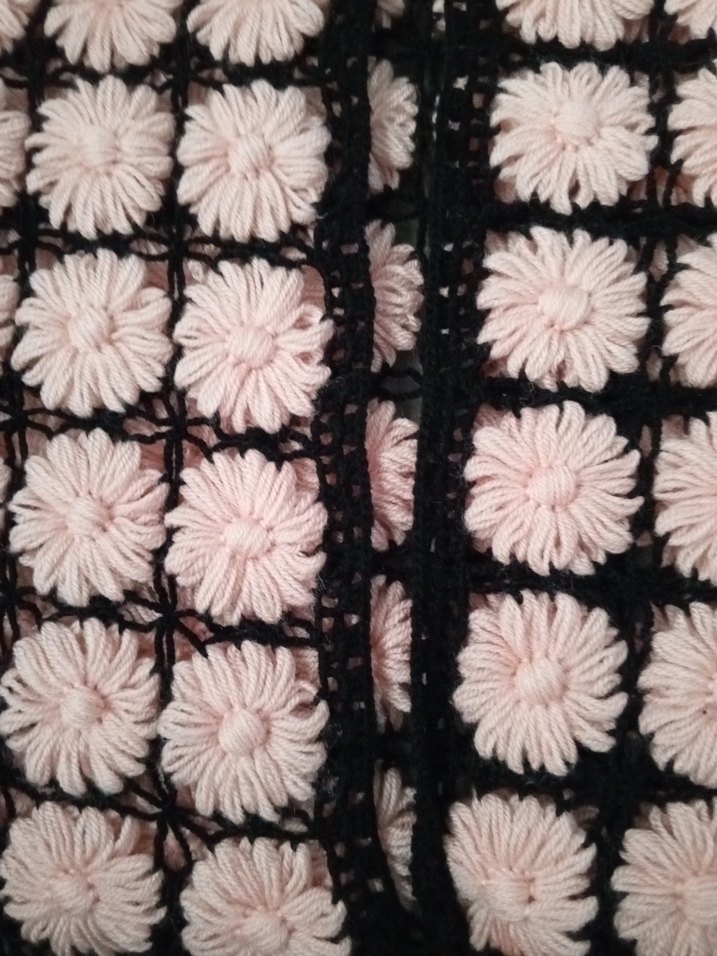 Uzun Pembe  aparatlı Örgü  Yelek - Görsel 2