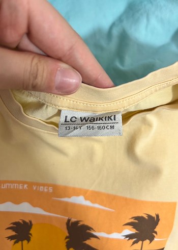 LCW Kız Çocuk Sarı Baskılı Tişört 13-14Y - Görsel 3