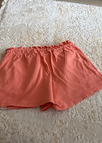 Turuncu Pamuklu kız çocuk Şort - Görsel 3