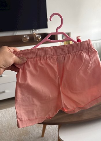 Düğmeli cepli yavru ağzı Kız Çocuk Şortu - Görsel 2