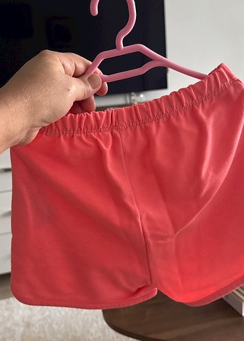 Pembe Elastik Bel çocuk şort - Görsel 2