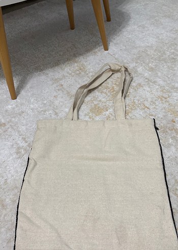 Bohem Puantiyeli  Bez Kadın Çanta - Görsel 2