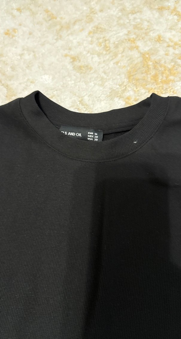 Zincir Detaylı Siyah Gotik Kolsuz tişört - Görsel 2