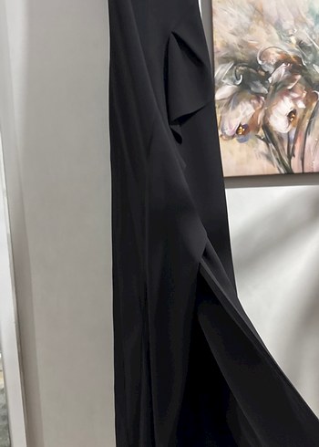 Siyah Uzun abiye elbise - Görsel 2